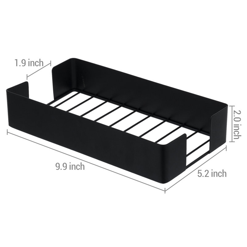 Ebern Designs Black Bathroom Napkin Paper Towel Holder | Wayfair